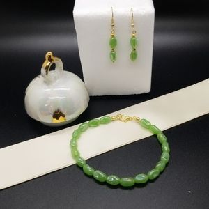 bracelet and earrings set